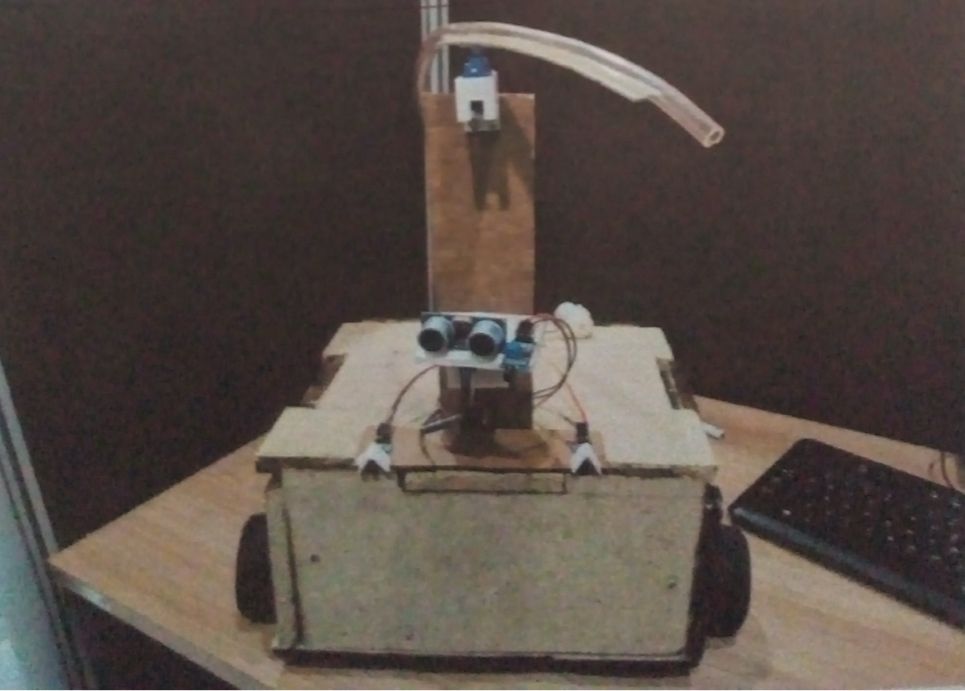Fire fighting robot prototype
